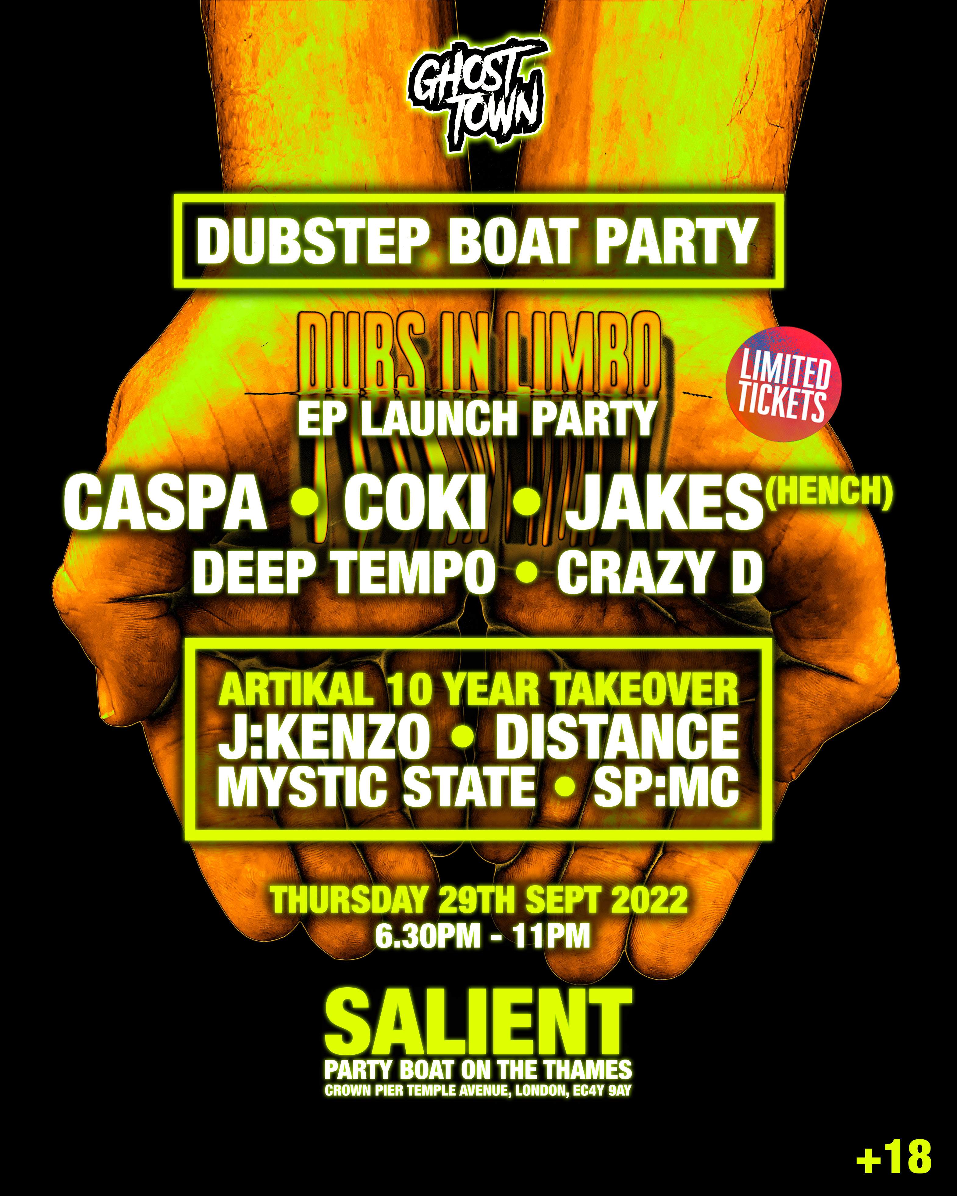 Dubstep Boat Party London - フライヤー表