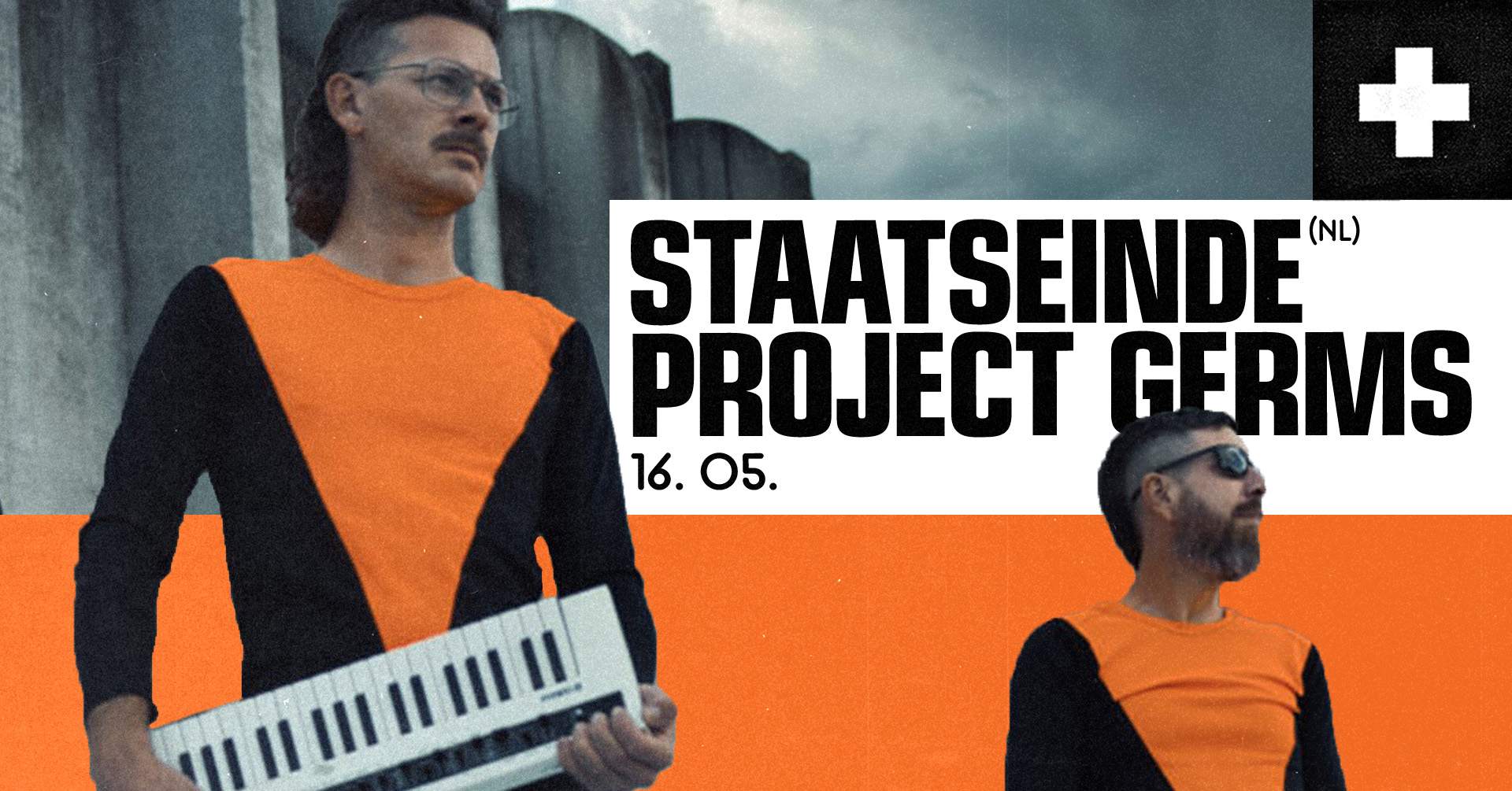 Staatseinde (NL) + Project Germs /live - Página frontal