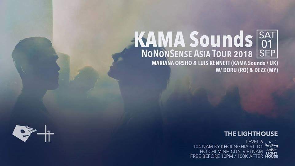 Kama Sounds - Nononsens Asia Ture - フライヤー表
