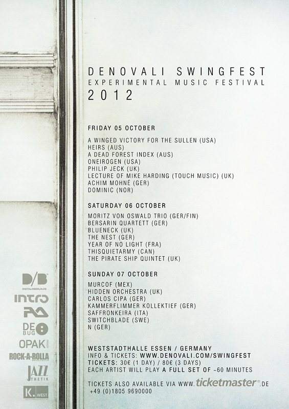 Denovali Swingfest Day 3 - Página frontal