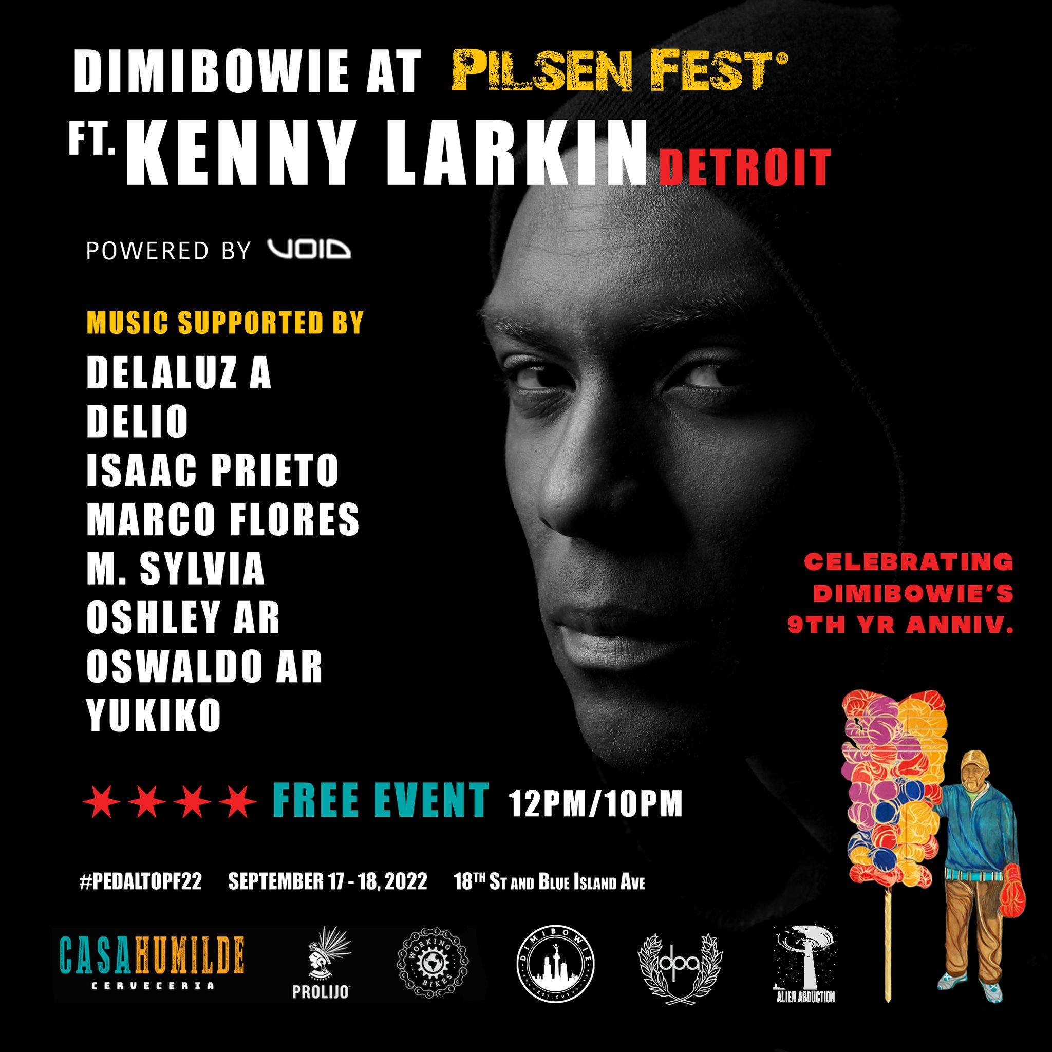 DIMIBOWIE at Pilsen Fest at TBA 1346 W 18th St, Chicago, IL 60608