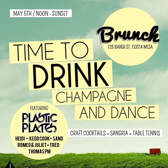 Brunch: with Special Guests Plastic Plates + Heidi & Friends - Página frontal