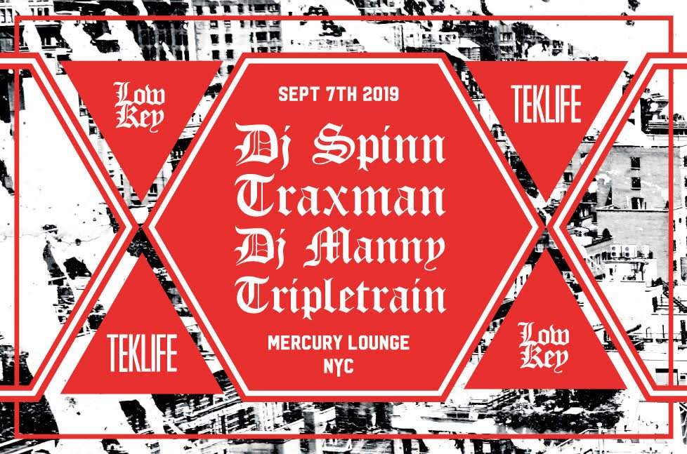 Teklife Feat. DJ Spinn, Traxman, DJ Manny, Tripletrain - フライヤー表