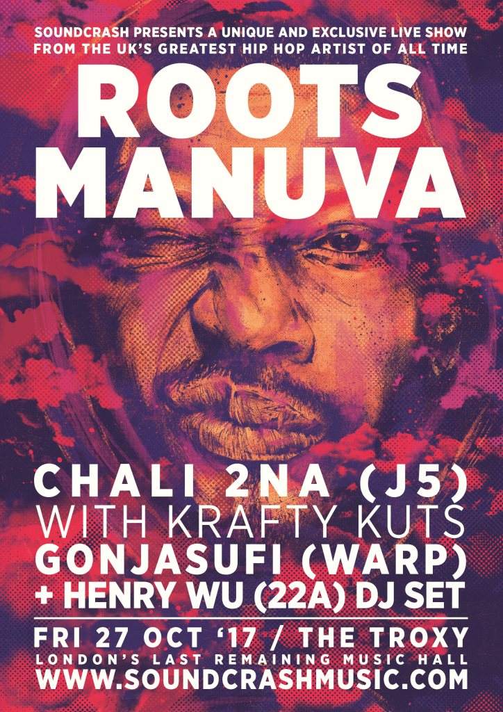 Roots Manuva - フライヤー表