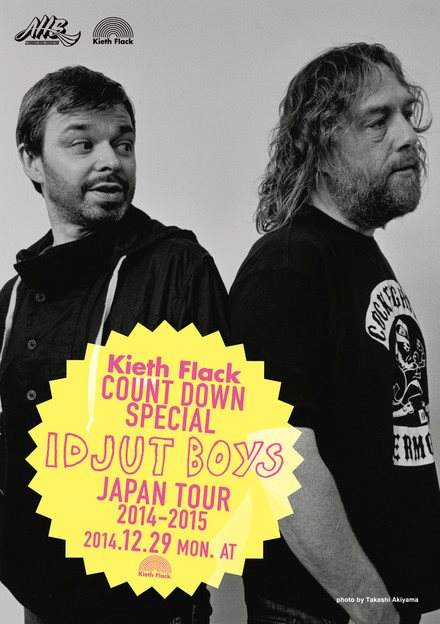 Kieth Flack Countdown Special "Idjut Boys Japan Tour  2014-2015" - フライヤー表