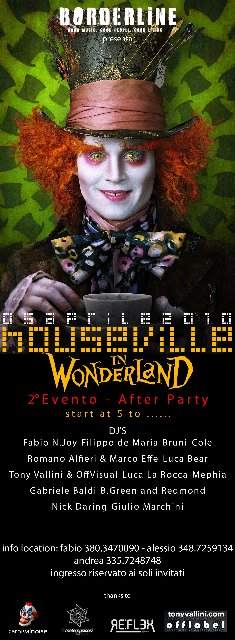 Houseville in Wonderland - フライヤー表