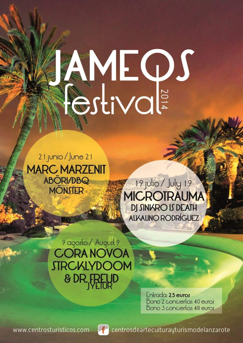 Jameos Festival 2014 - フライヤー表