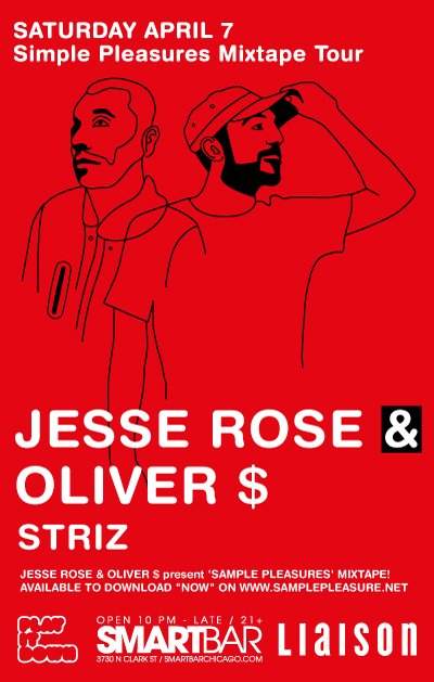 Jesse Rose, Oliver $, Striz - Página frontal