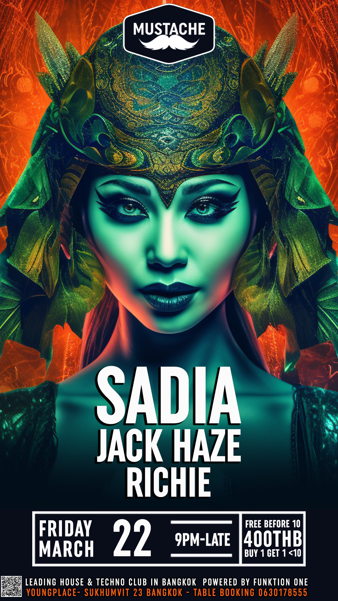 SADIA - Jack Haze - RICHIE I Mustache Bangkok - Página trasera