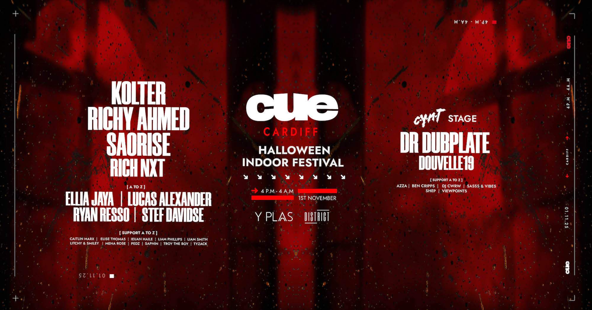 CUE Halloween Indoor Festival - Cardiff - 01.11 at Cardiff Students ...