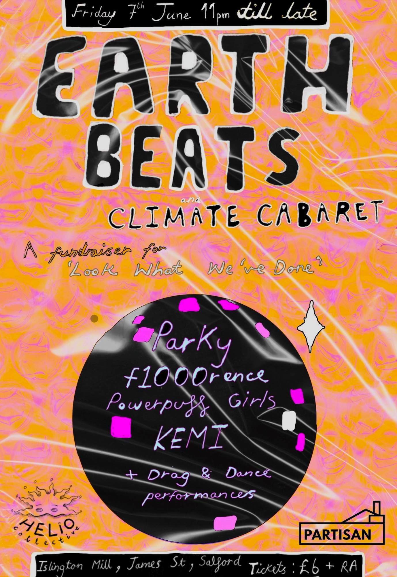 Earth Beats and Climate Cabaret - Página frontal