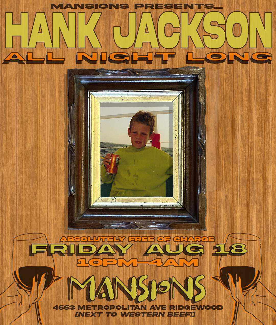 Hank Jackson All Night Long - Página frontal