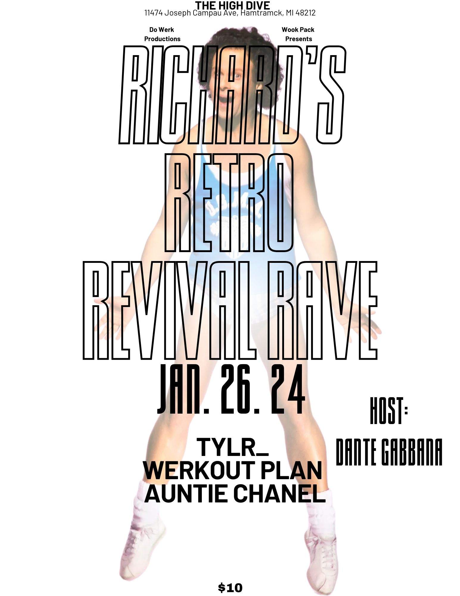 Richard's Retro Revival Rave at The High Dive, Detroit