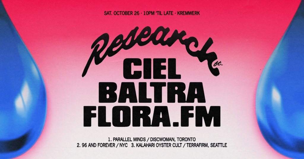 Research: Baltra, Ciel & Flora FM - Página frontal