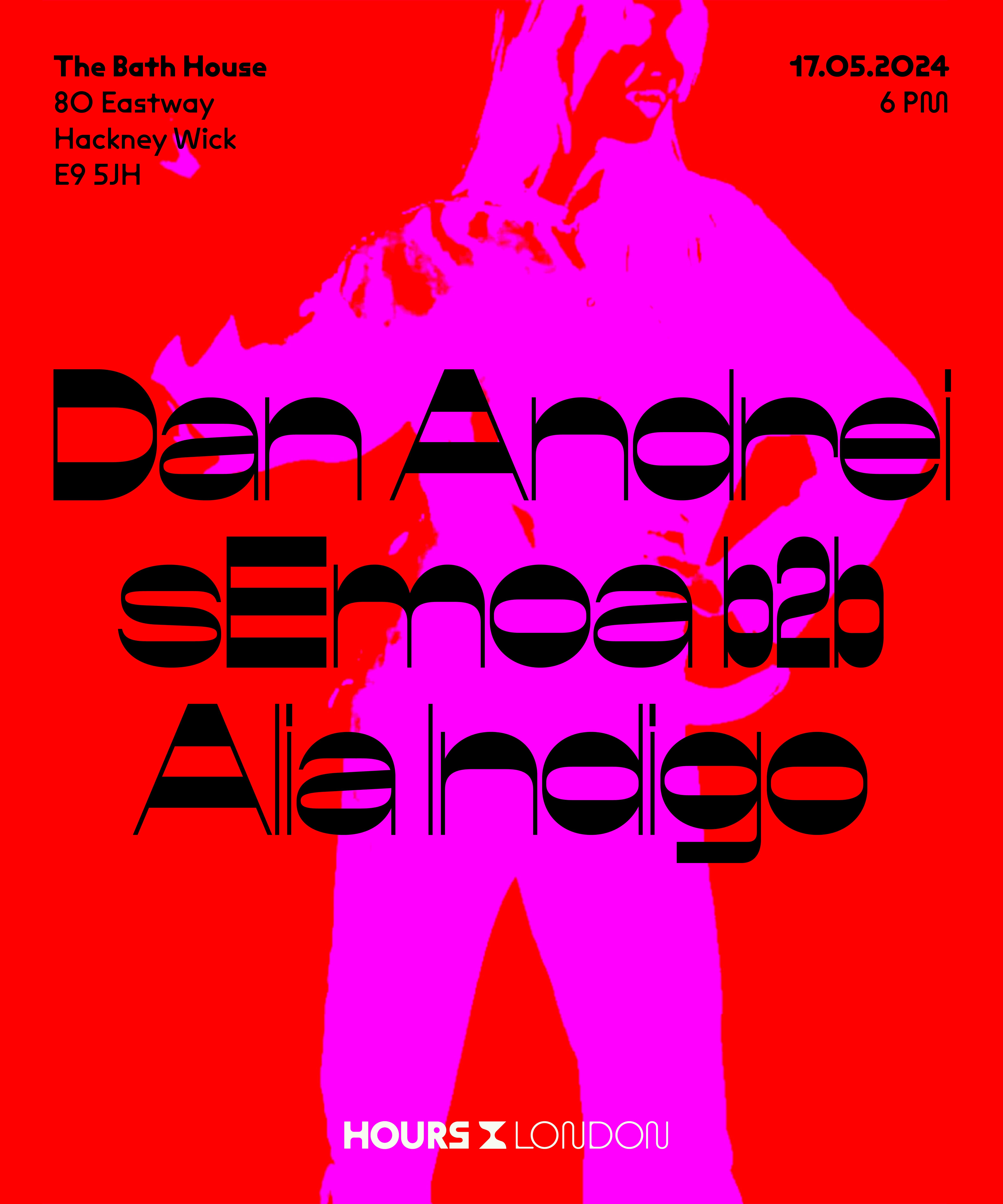 Hours London: Dan Andrei at The Bath House - Página frontal