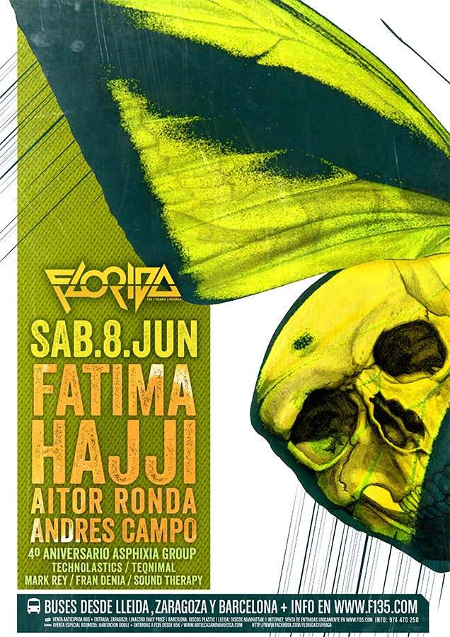 Florida 135 presents: Fatima Hajji - フライヤー表