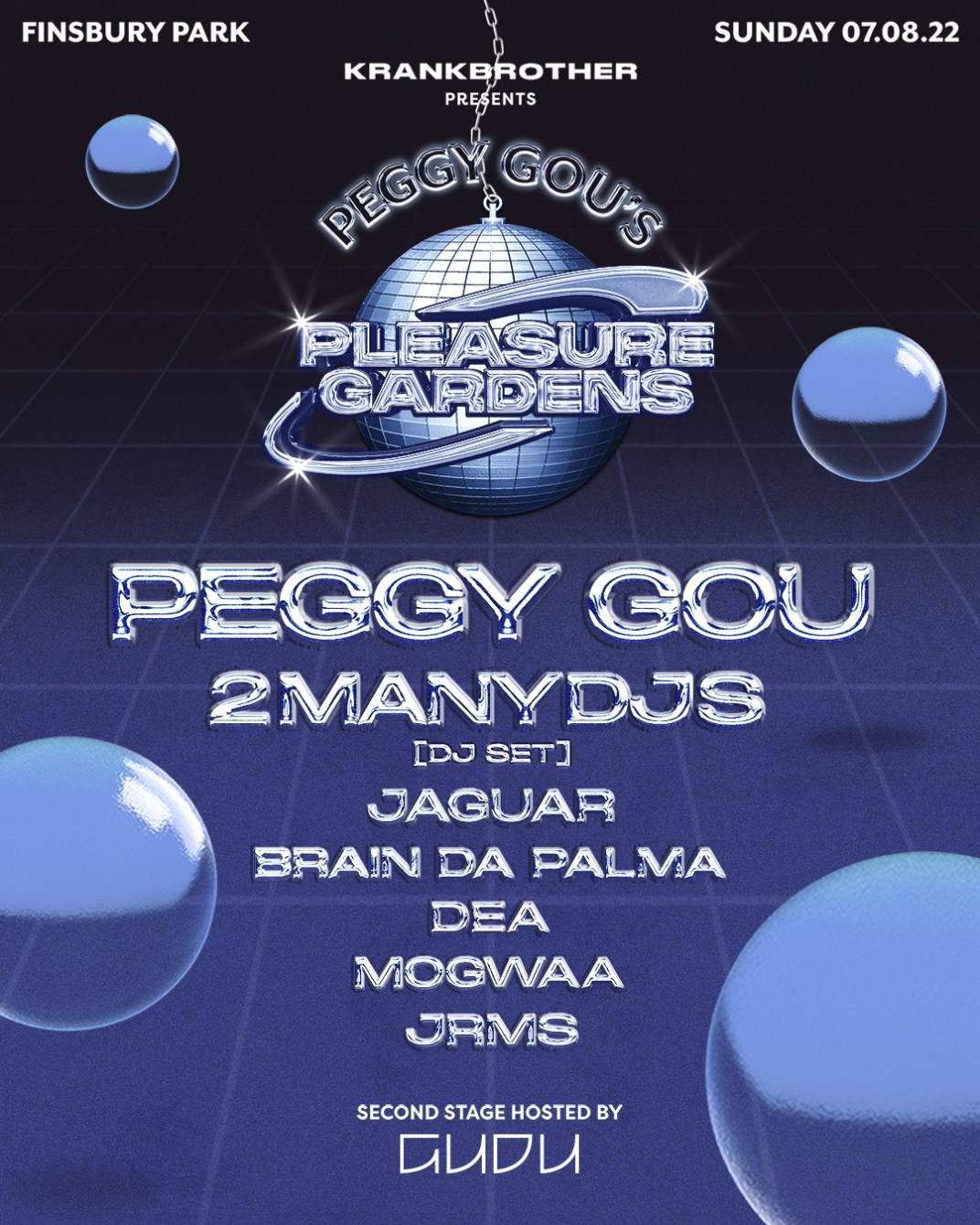 Peggy Gou's Pleasure Gardens at Finsbury Park, London