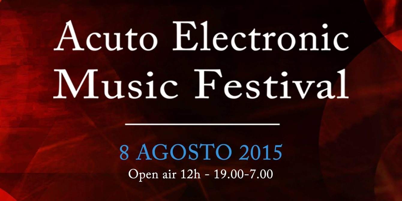 Acuto Electronic Music Festival 2015 - Página frontal