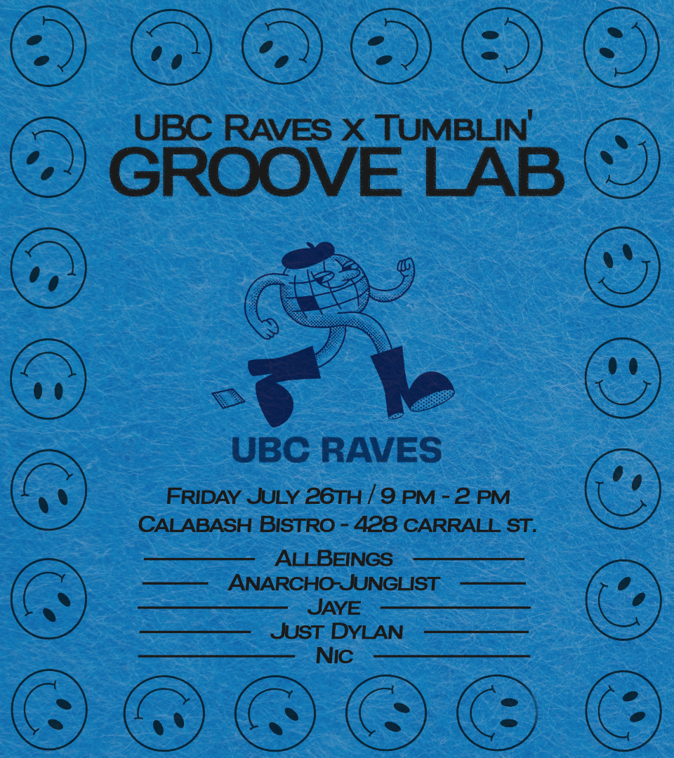 UBC Raves x Tumblin': Groove Lab at Calabash Bistro, Vancouver