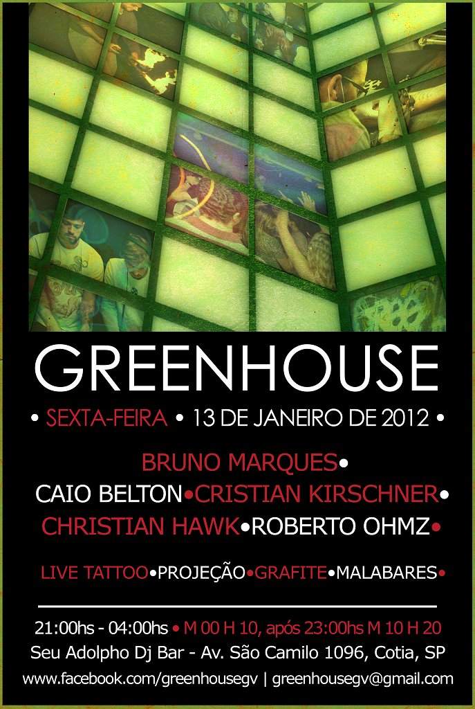 Greenhouse - Página frontal