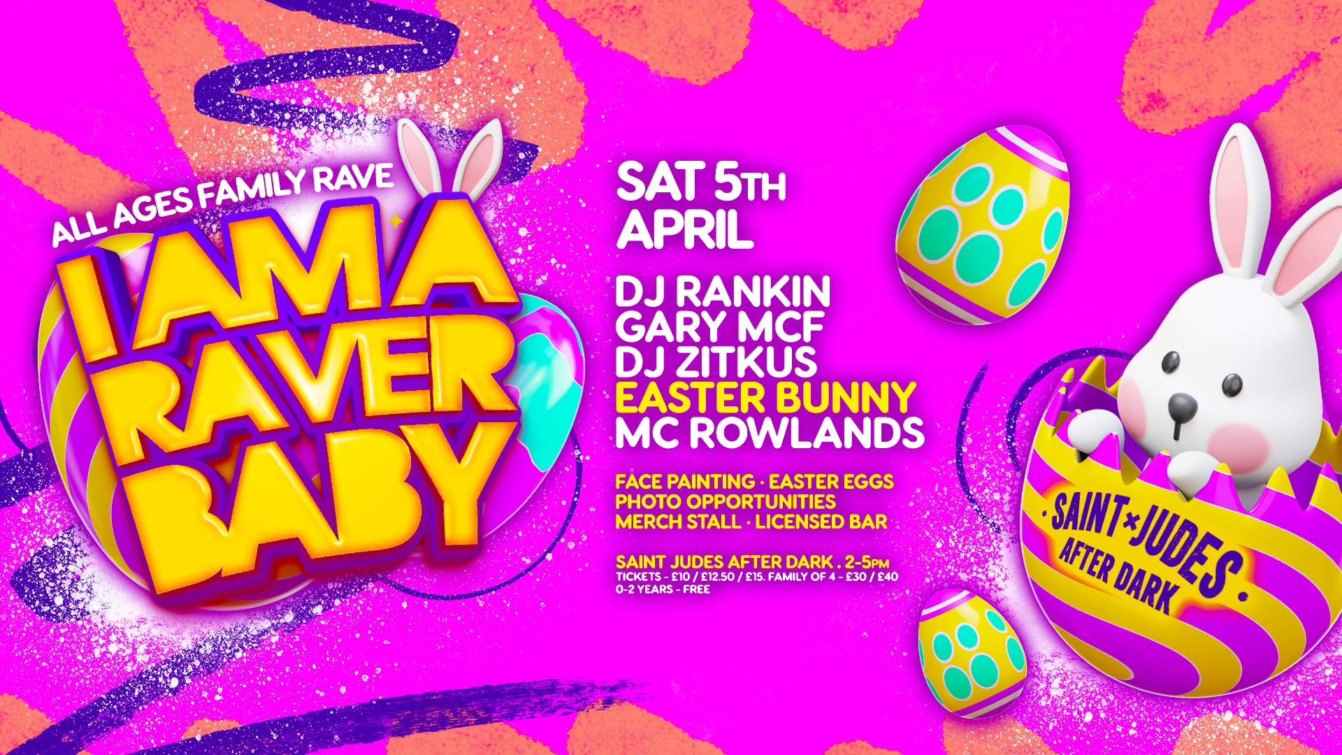I Am A Raver Baby - All Ages Family Rave at Saint Judes, Glasgow