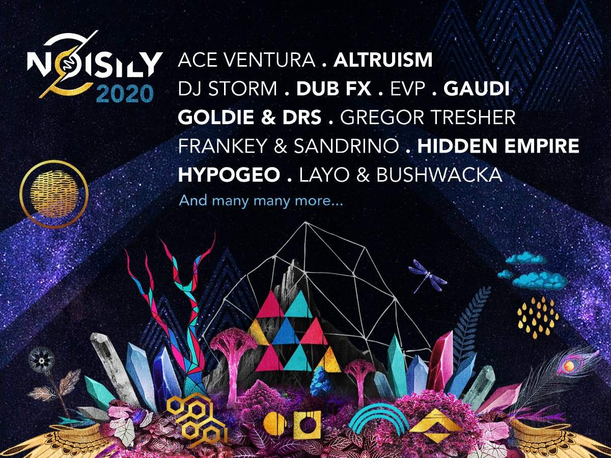 Noisily Festival of Music and Arts 2020 - フライヤー表