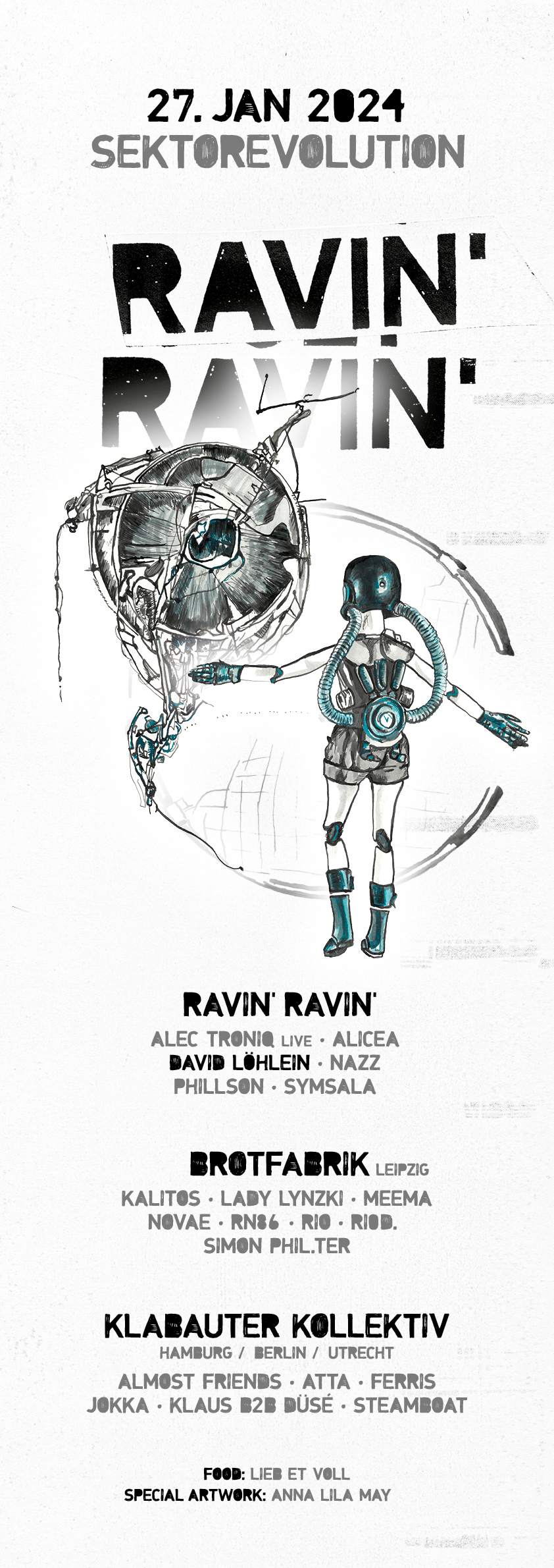 RAVIN' RAVIN' 2024 - Página trasera