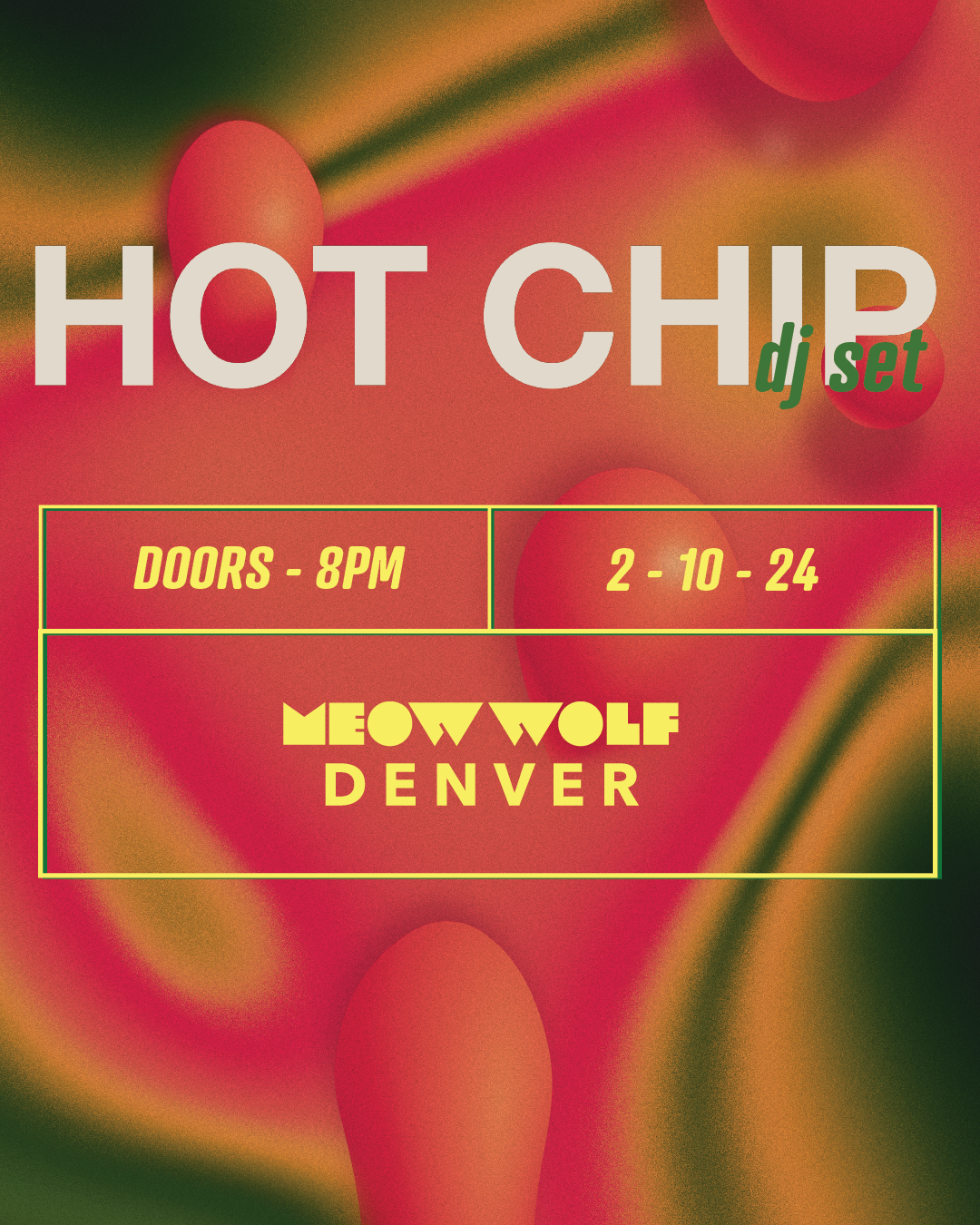 Hot Chip (DJ Set) - フライヤー表