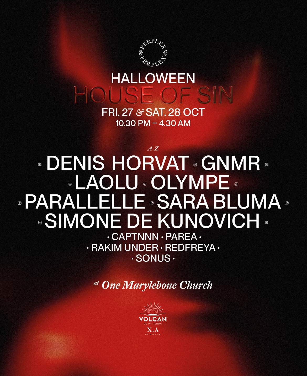 Perplex Halloween: House of Sin at One Marylebone, London