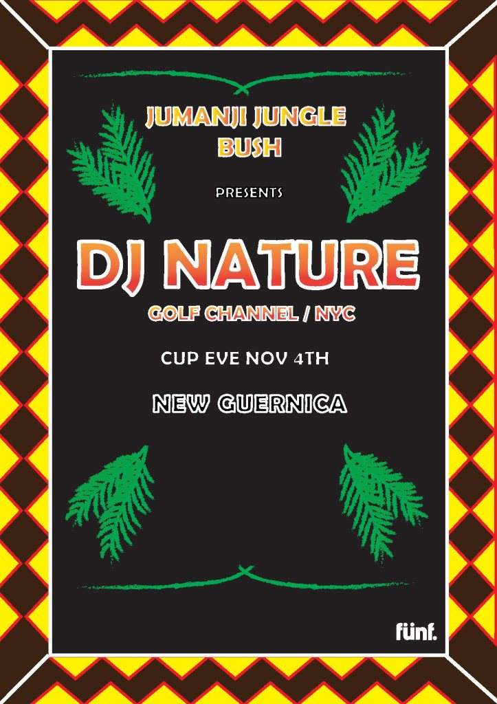 Jumanji Jungle Bush with DJ Nature - Página frontal