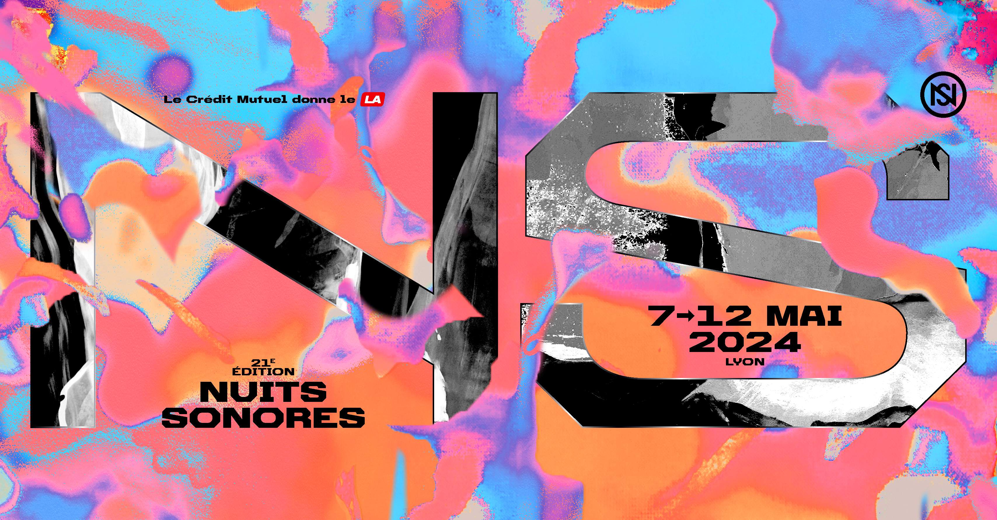 Nuits Sonores 2024 - フライヤー表