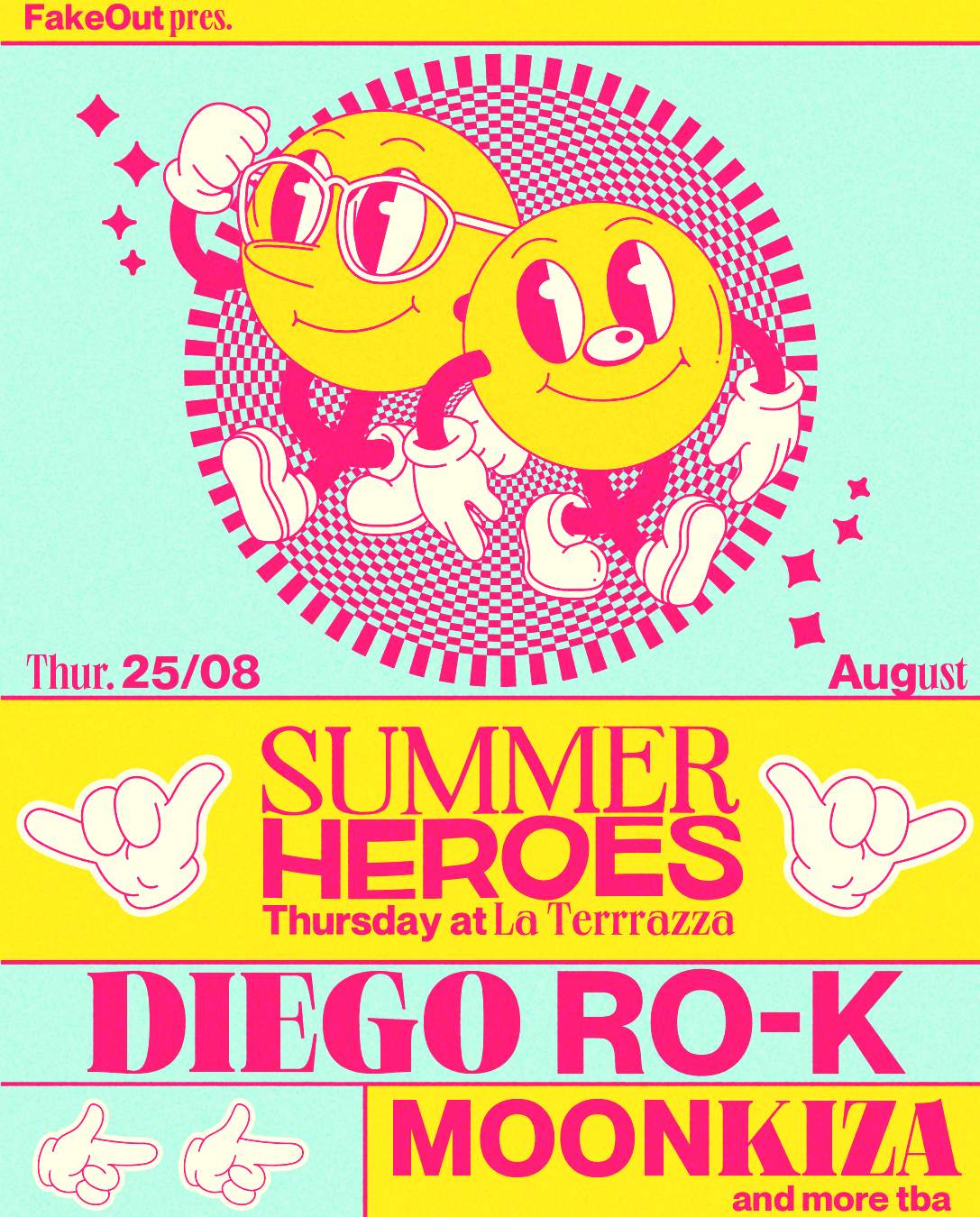 Summer Heroes Open Air - Diego Ro-k & Mai Lawson - フライヤー表