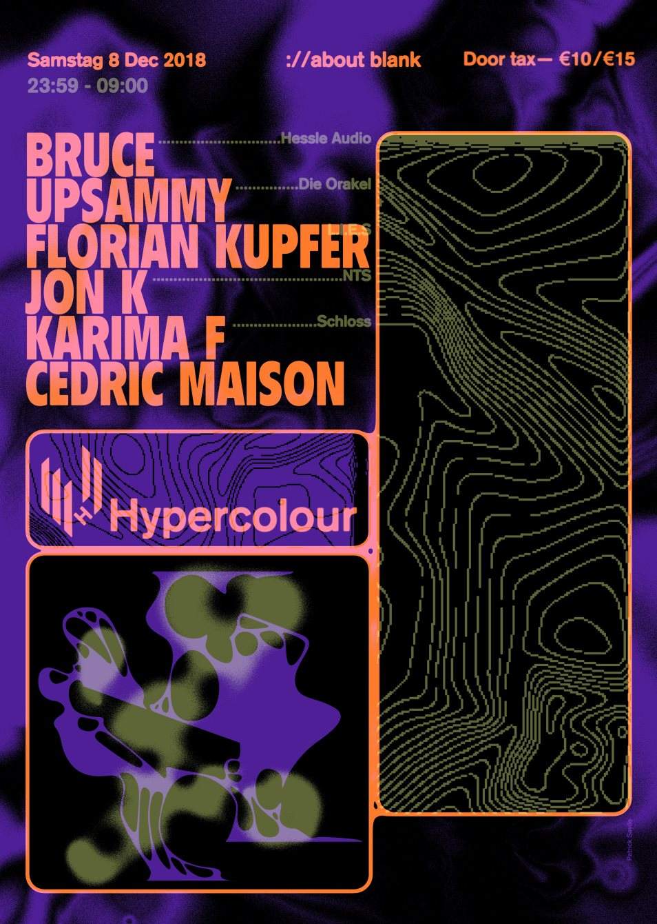 Hypercolour with Bruce, Upsammy, Jon K, Florian Kupfer - Página frontal