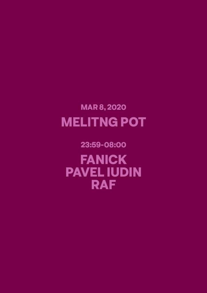 Melting Pot - フライヤー表