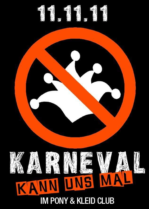 Karneval - Kann Uns Mal: Andreas Henneberg - フライヤー表