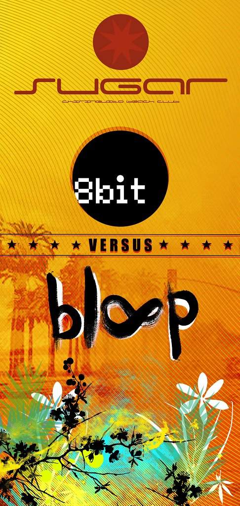 8bit vs Bloop - フライヤー表