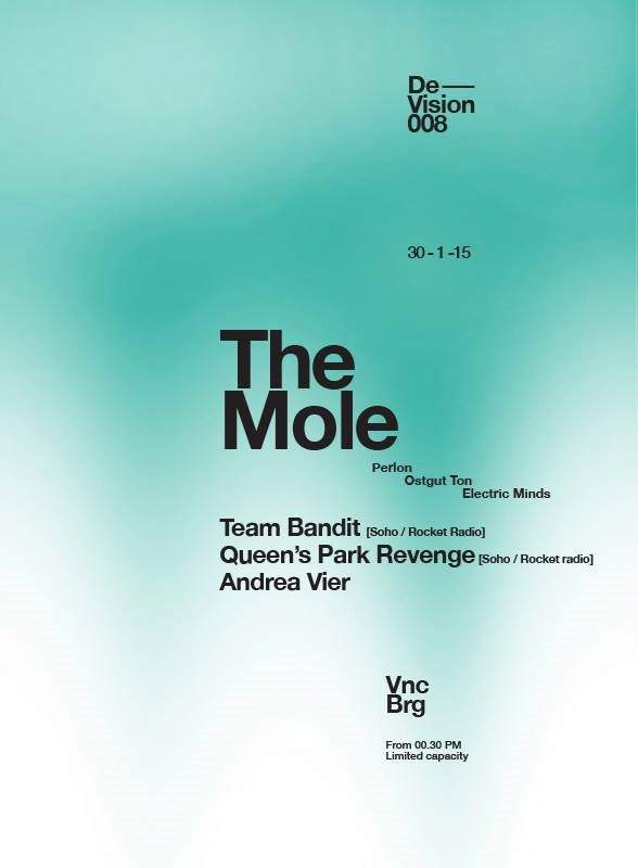 De-Vision008: The Mole - フライヤー表
