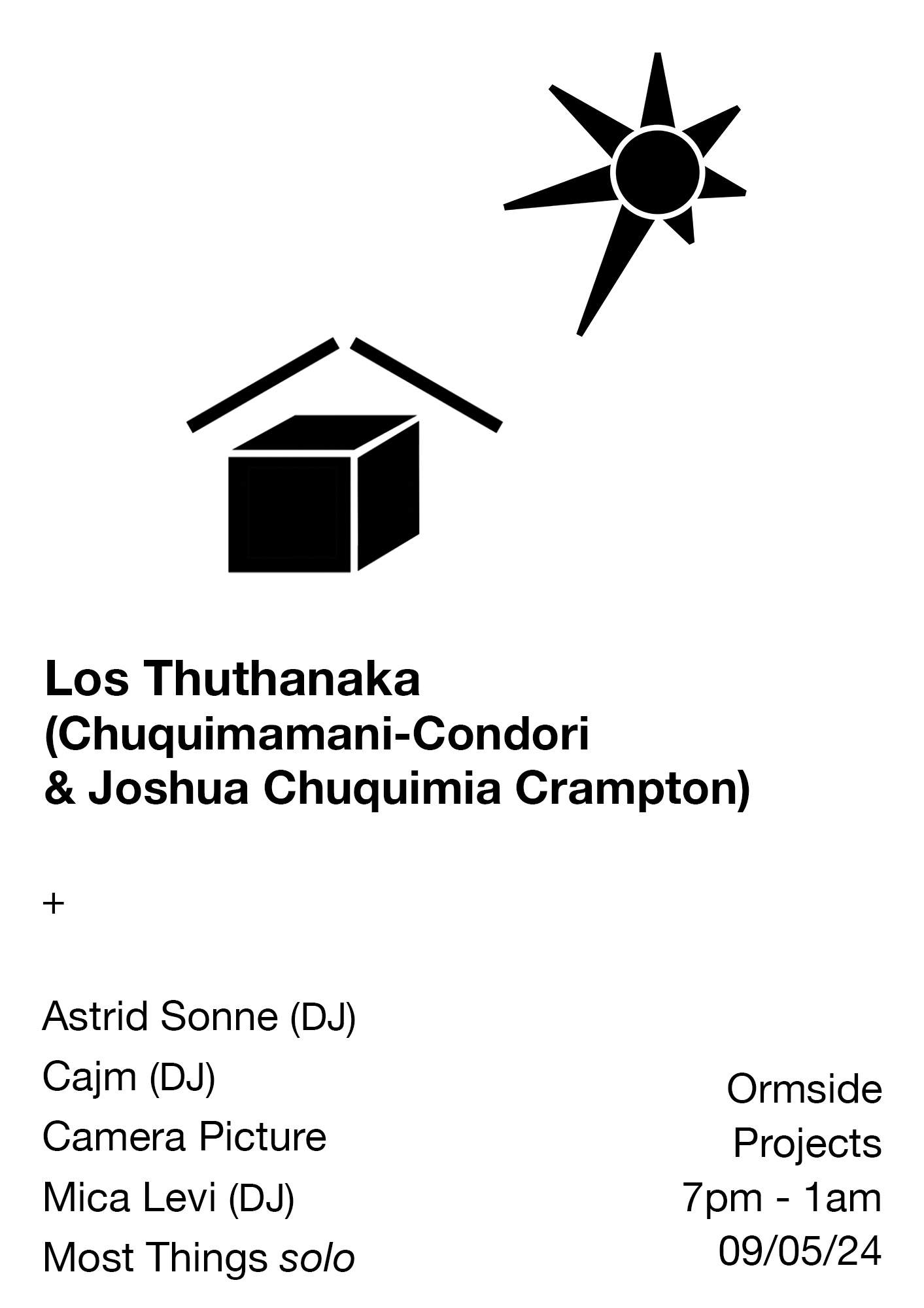 Atomiser presents: Los Thuthanaka (Chuquimamani-Condori & Joshua Chuquimia Crampton) - フライヤー裏
