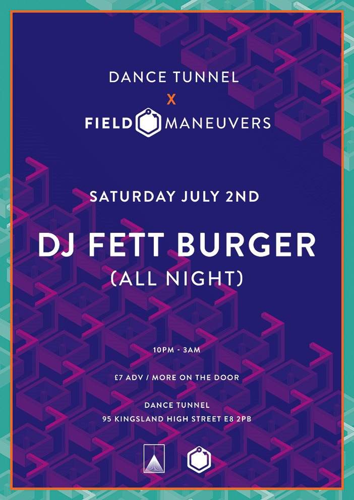 DT x FM: DJ Fett Burger - フライヤー表