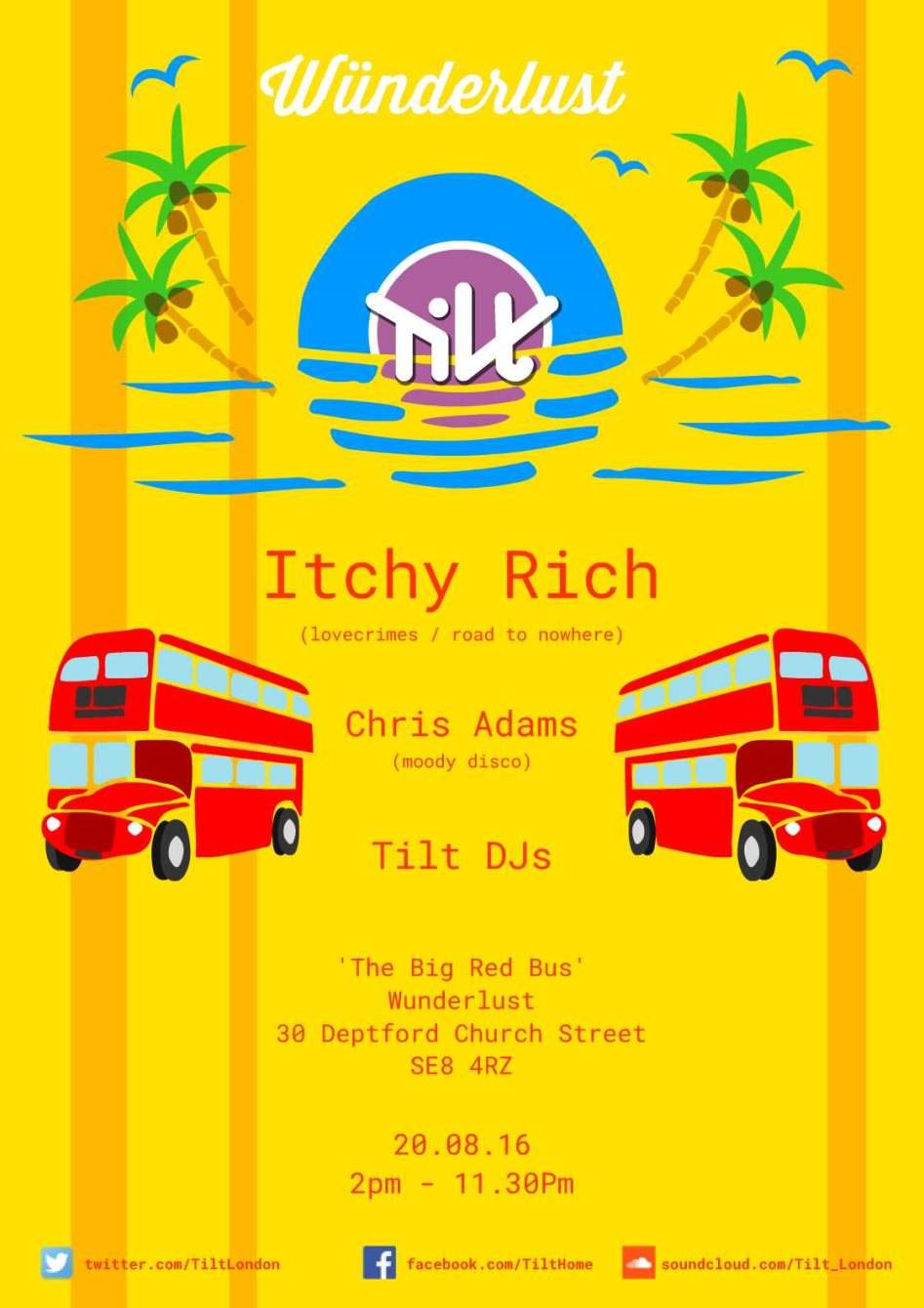 Tilt presents Part I with Itchy Rich, Free Day Party - Página frontal