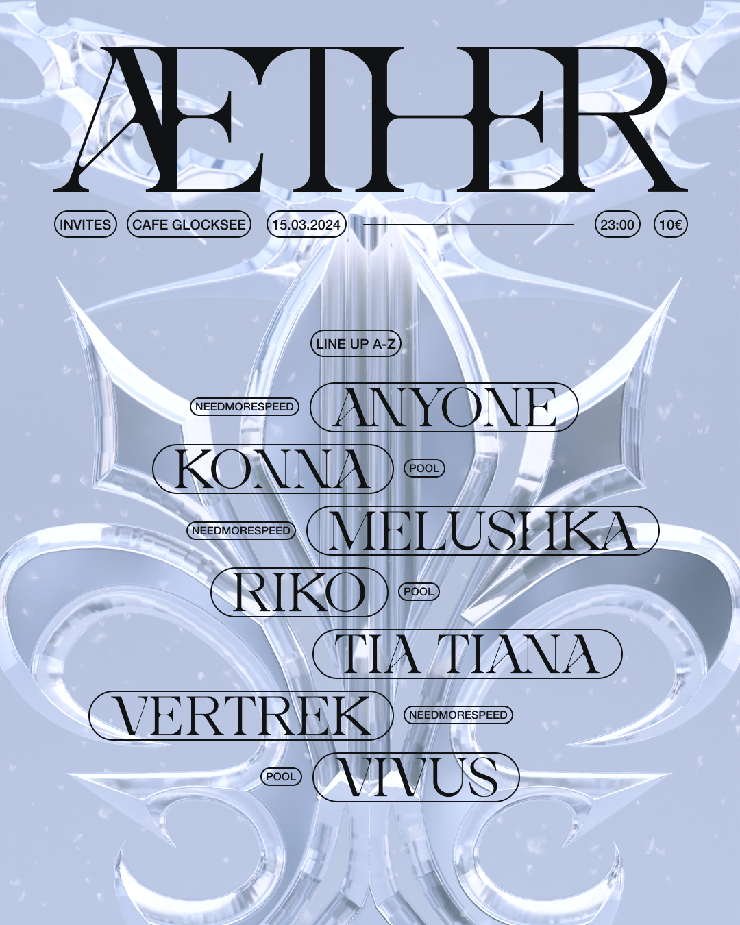 AETHER - フライヤー表