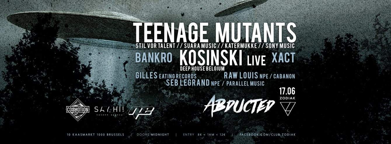 Abducted: Teenage Mutants & Kosinski - Página frontal