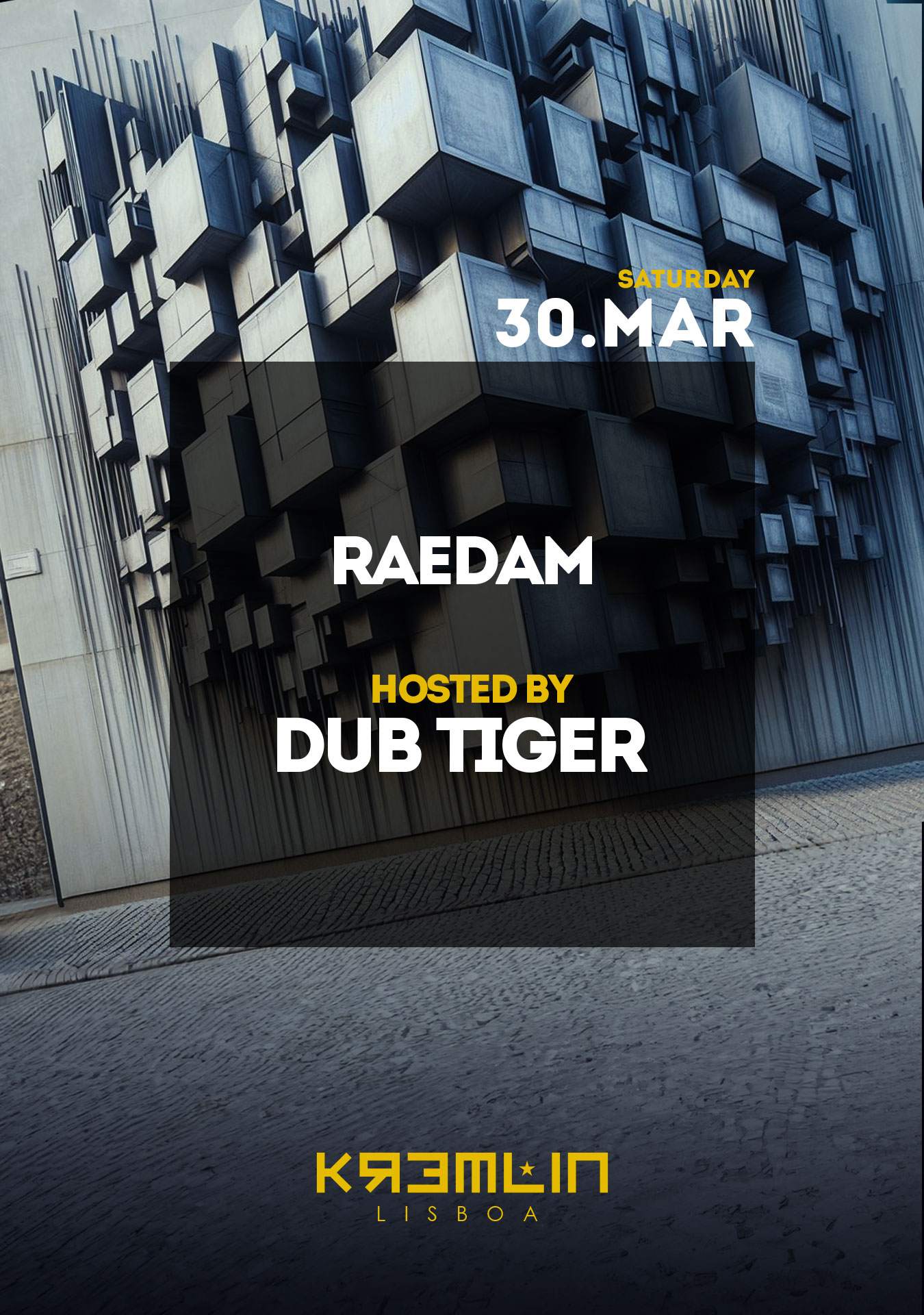 Raedam - Hosted by Dub Tiger - Página frontal