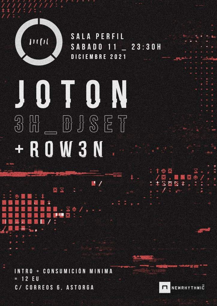 Joton, Row3n - フライヤー表