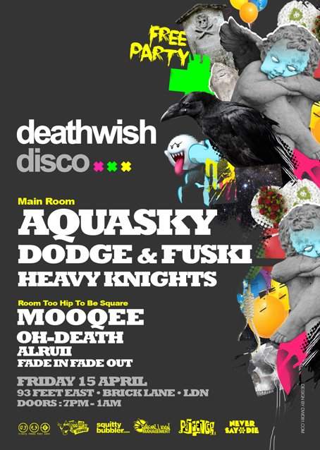 Deathwish Disco - Aquasky, Dodge & Fuski, Oh-Death - Página trasera
