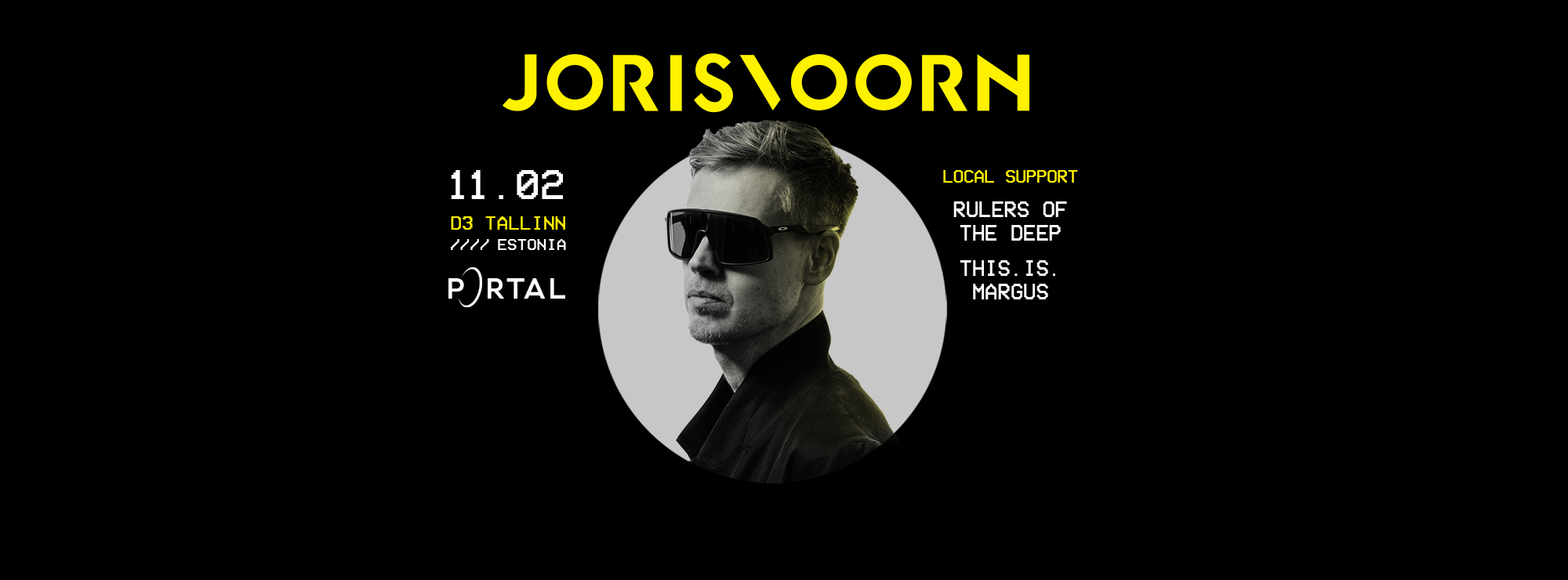 Joris Voorn for Portal Infinity launch event - フライヤー表