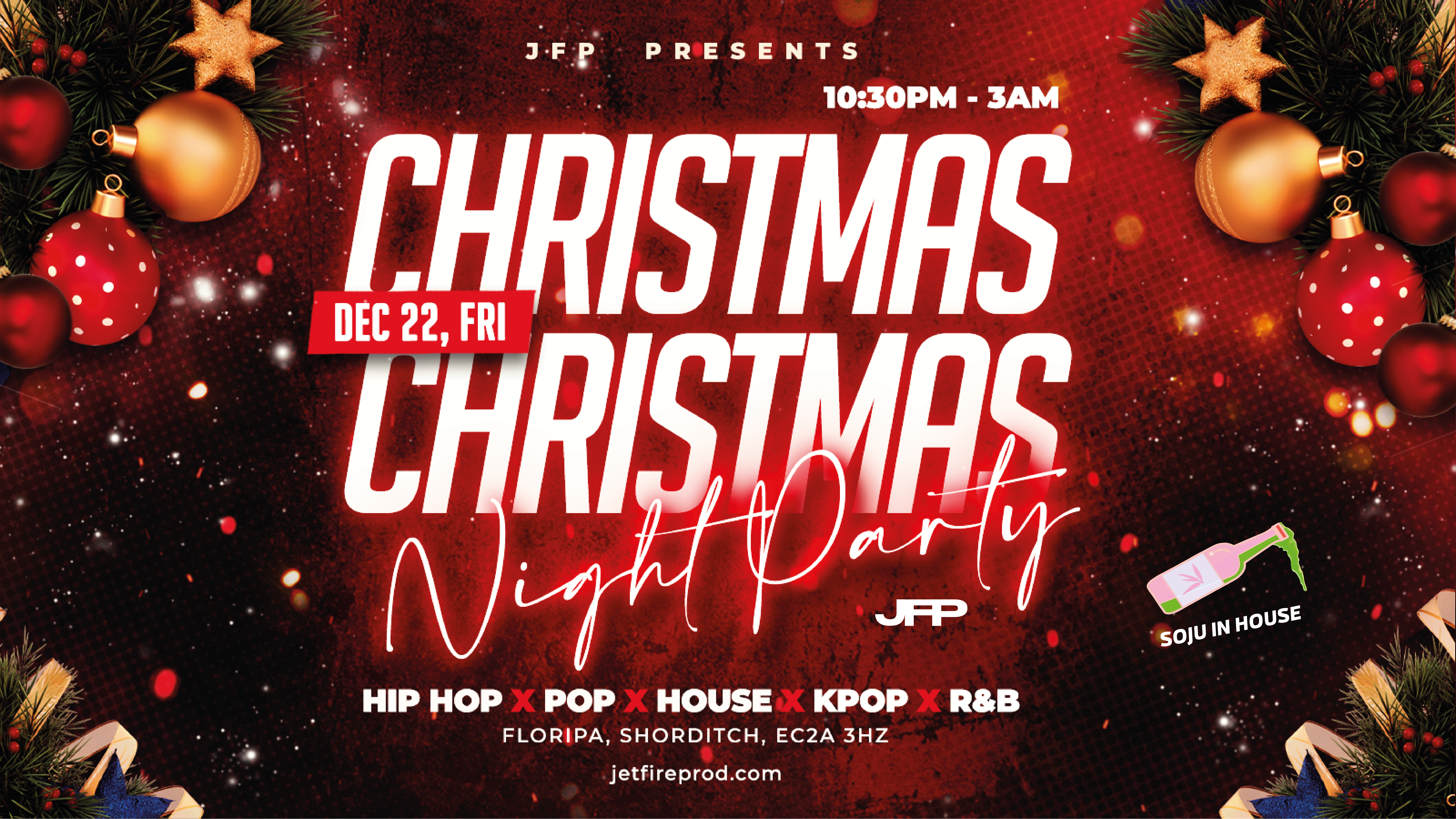 Mad Christmas Friday ╳ SOJU IN-HOUSE - フライヤー表