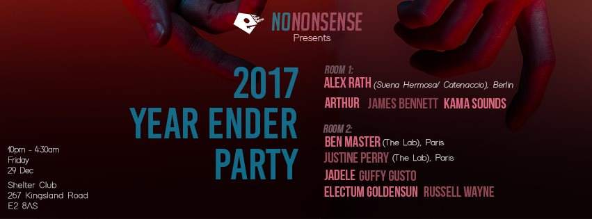 NoNonSense presents The Lab / Alex Rath / Jadele + Residents - フライヤー表
