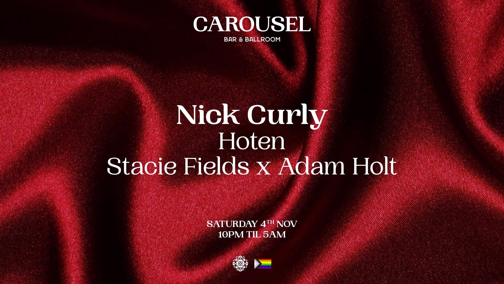 Carousel PRES. NICK CURLY - フライヤー表