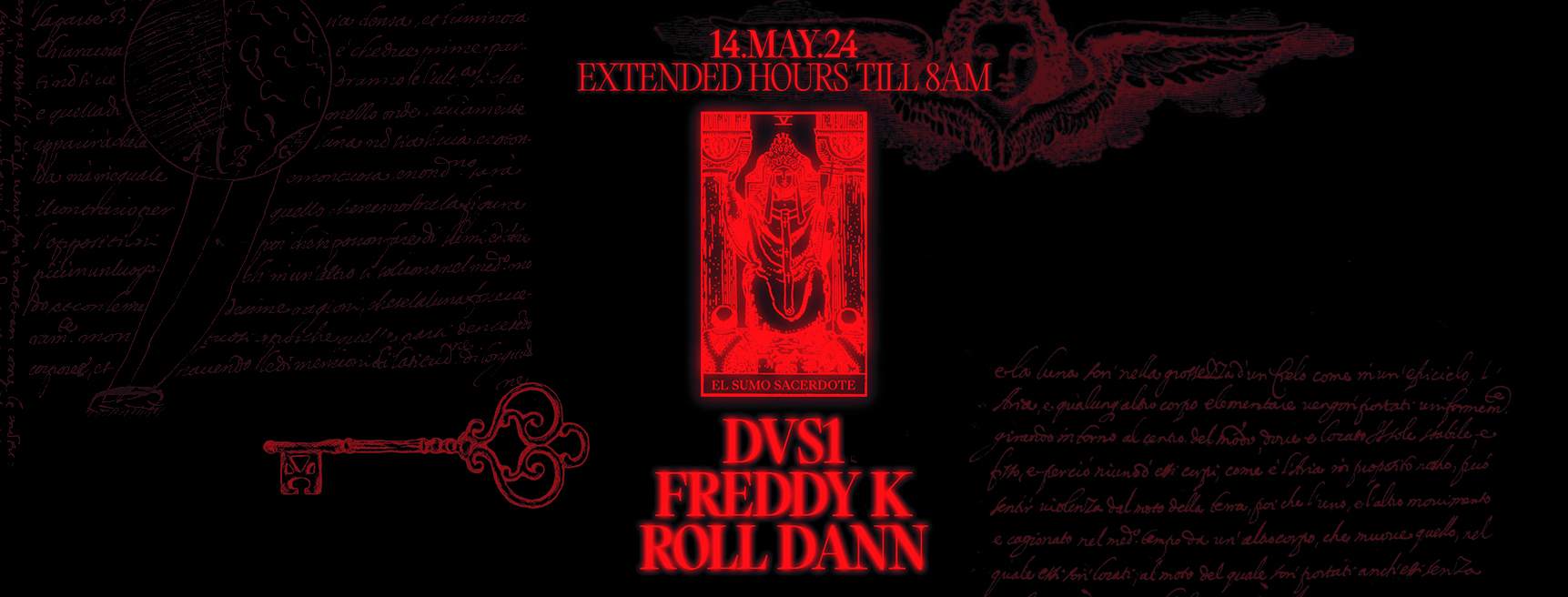 Laster presenta LA TRILOGÍA vol. II: DVS1, Freddy K & Roll Dann [EXTENDED HOURS TILL 8AM] - Página frontal